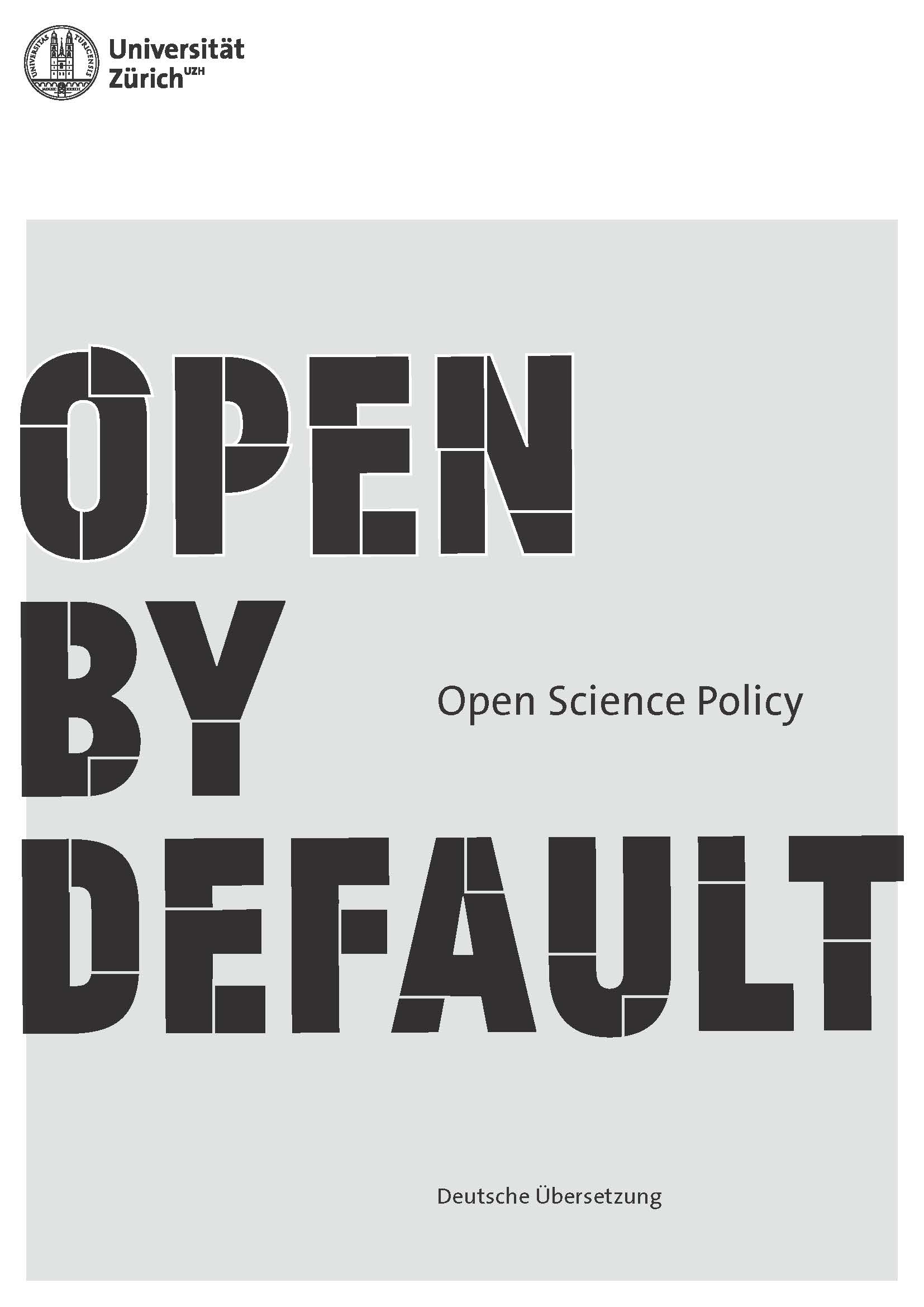 Titelbild Open-Science-Policy