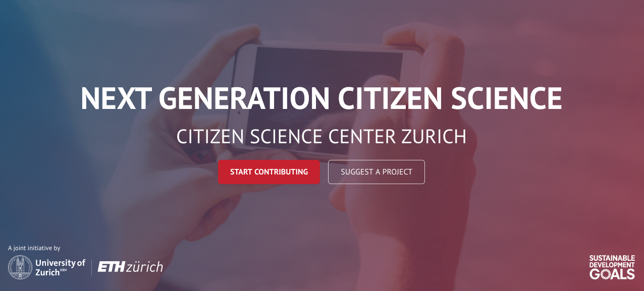 Key visual Citizen Science Center Zürich